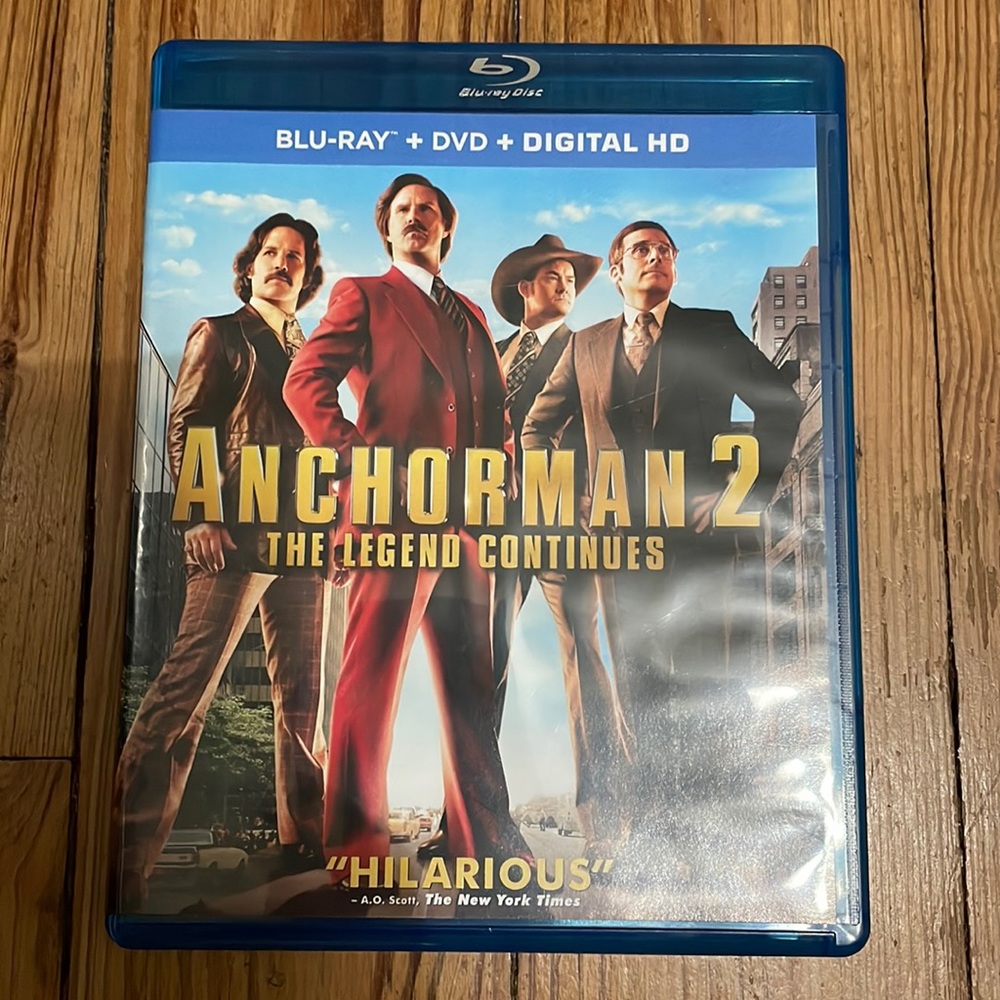 ANCHORMAN 2 Blu-ray Disc Movie